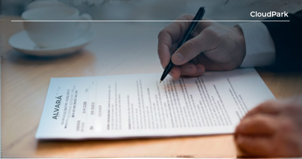 alvara para estacionamento comercial