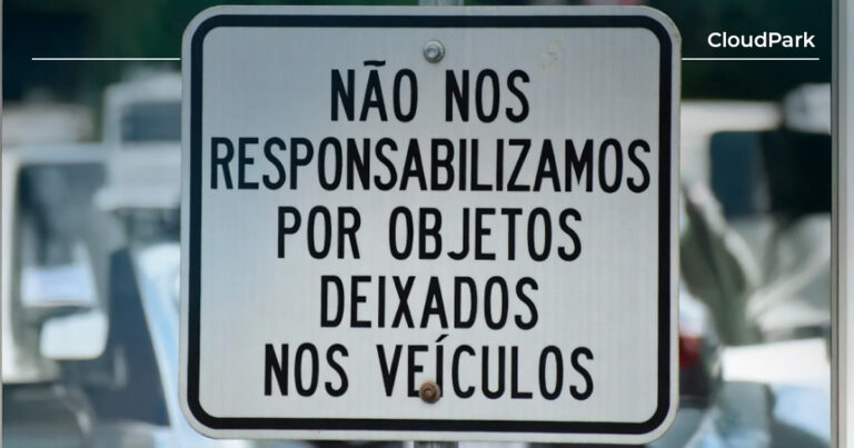 Placas informativas no estacionamento têm valor legal?