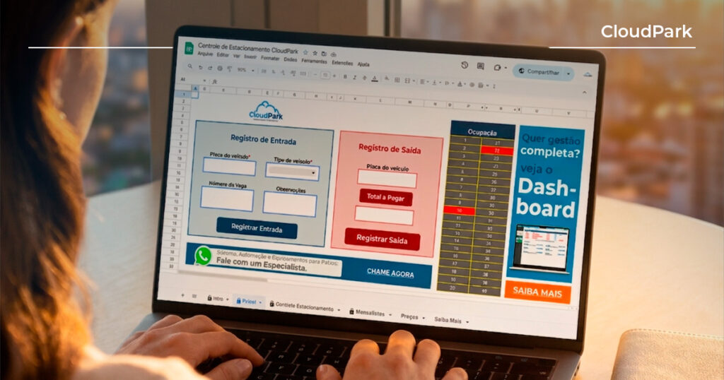 Como usar a planilha de controle de estacionamento da CloudPark e organizar seu pátio na prática
